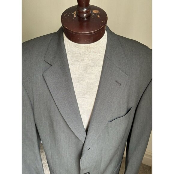Hugo Boss Mens Blazer Wool Sport Coat US Sz 46L Einstein Sigma Super 110 MINT! - Picture 3 of 14